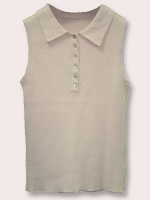 LADIES SLVLESS POLO